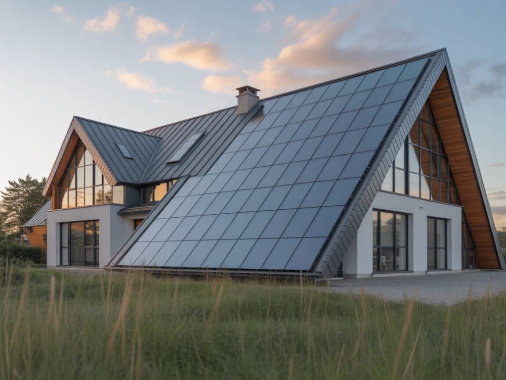 Photographier l'intégration des panneaux solaires dans l'architecture moderne : esthétique et durabilité